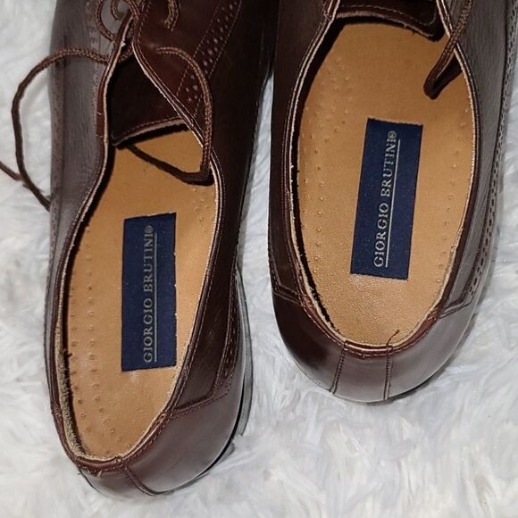 Giorgio Brutini Brown Oxfords 10M main image 9